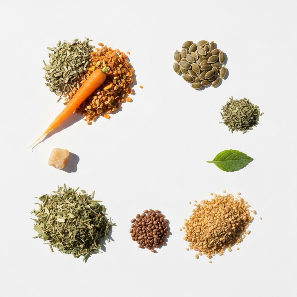 Natürliche Kräuter- und Samenmischung